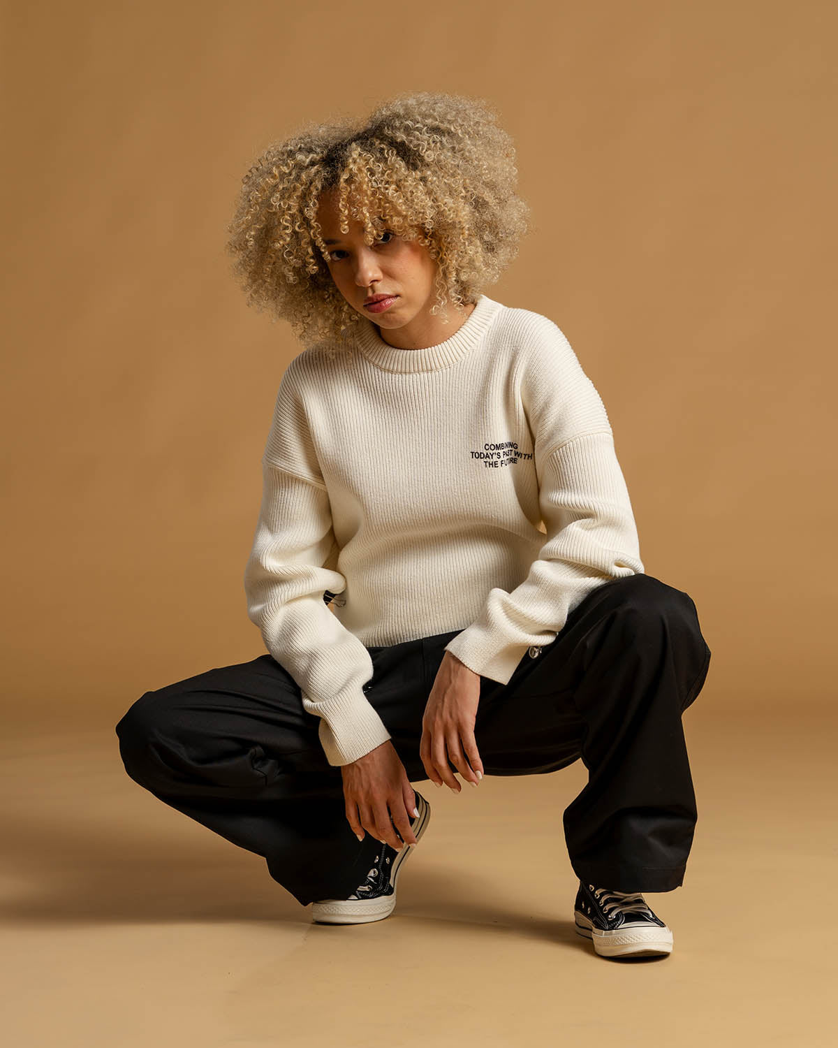 PAST AND FUTURE ROUNDNECK SWEATER