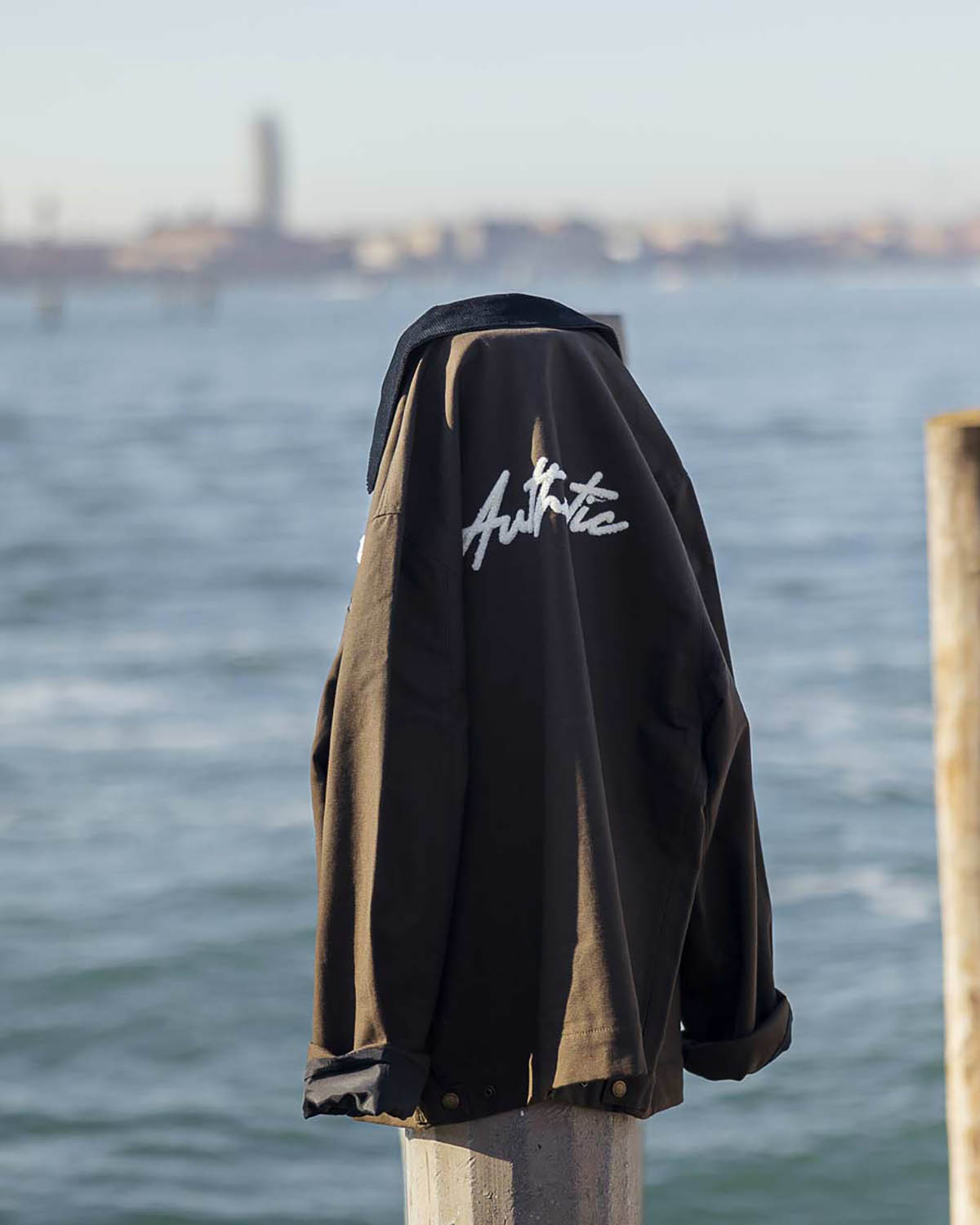 PEORIA CANVAS JACKET WITH EMBROIDERY