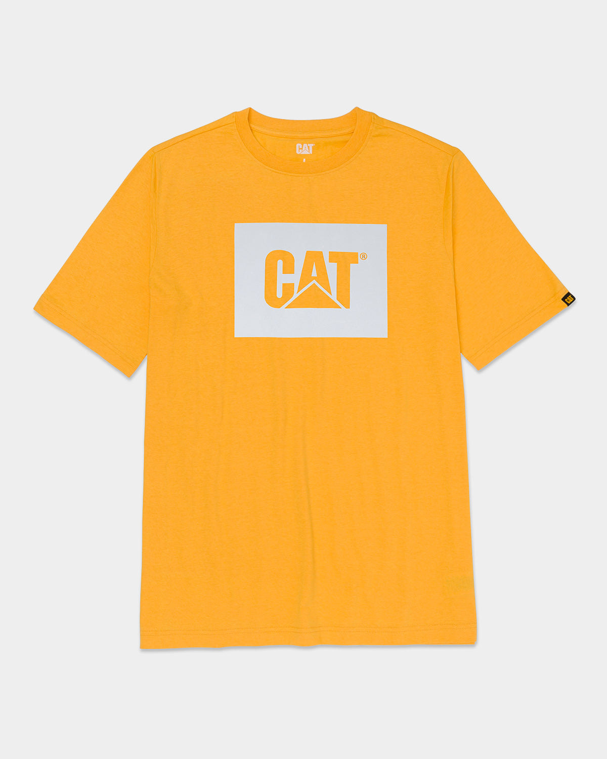 CAT Workwear Men's Cat Reflective Graphic T-Shirt Yellow Front