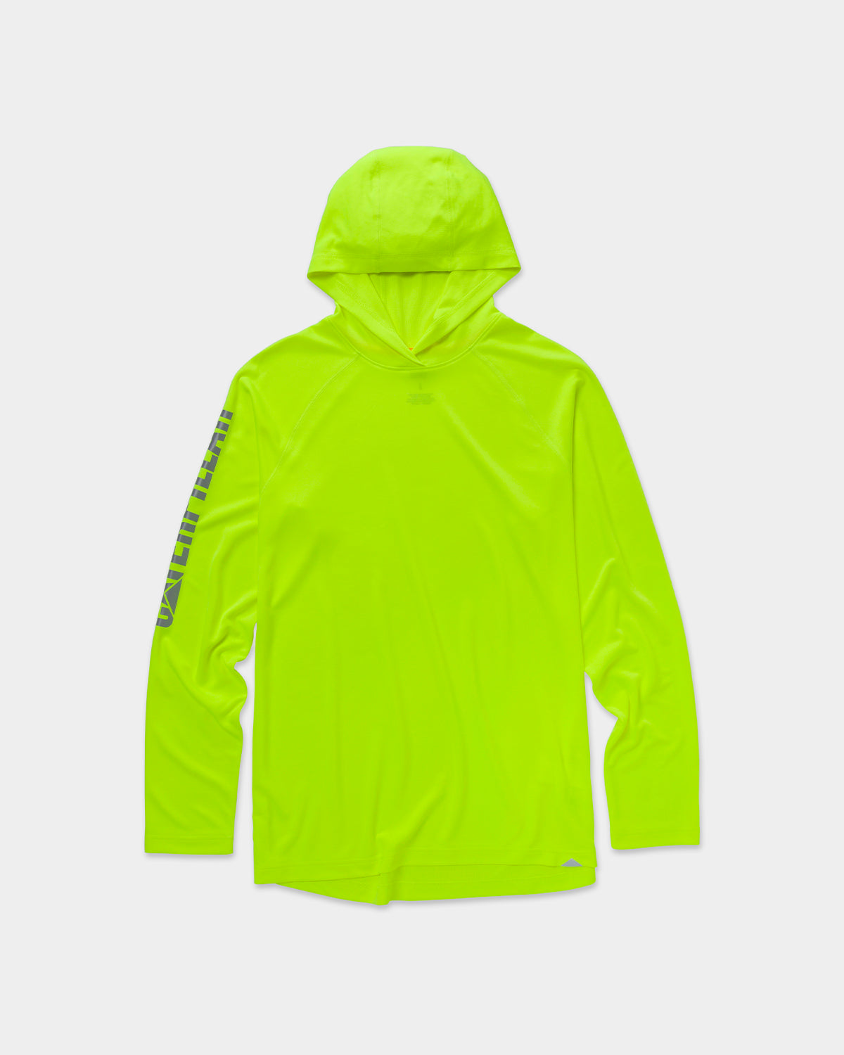 CAT Workwear Men's Lightweight Cooling Hooded Long Sleeve Tee HiVis Yellow Front