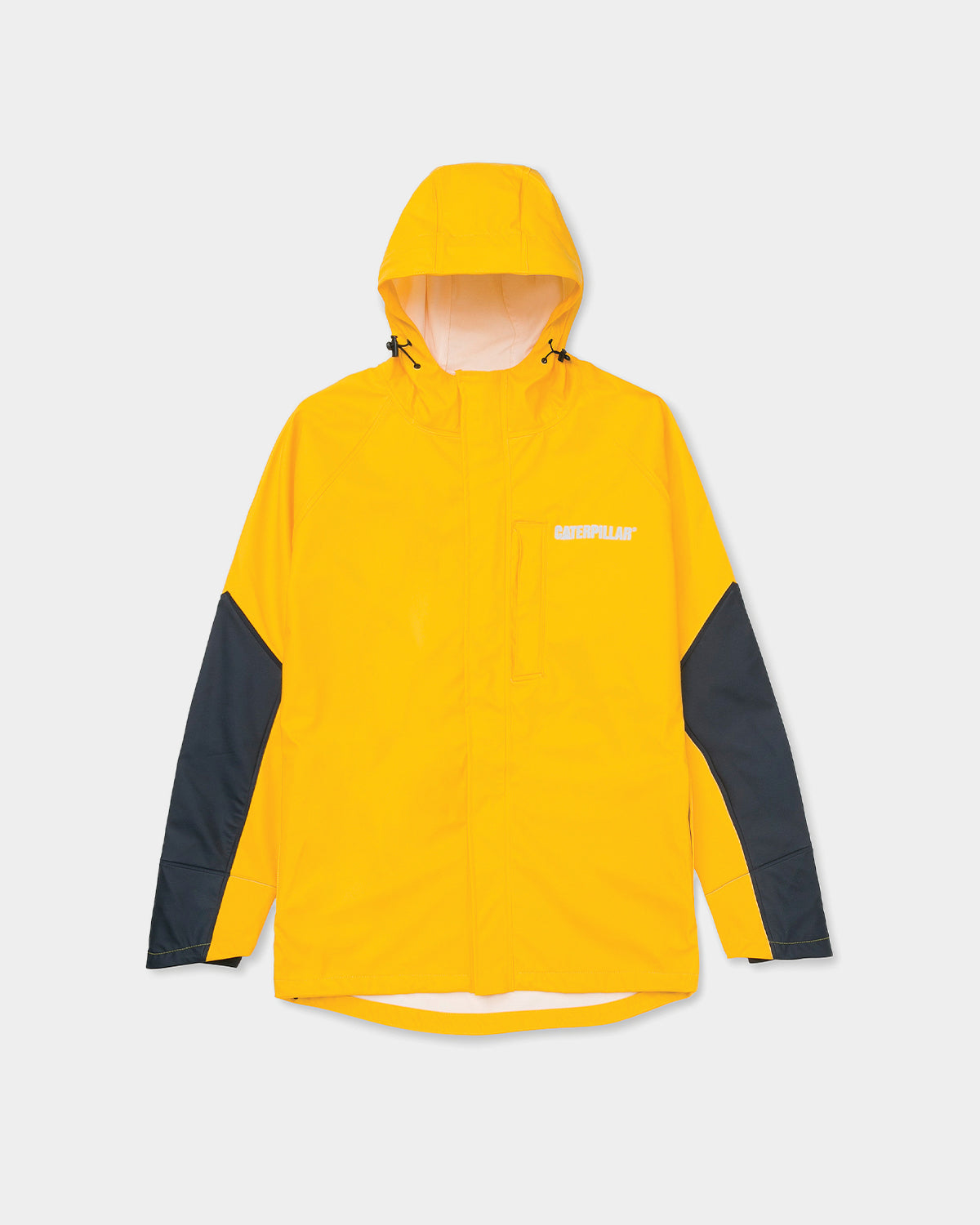 Cat Men s Longshore Waterproof Rain Jacket in Yellow