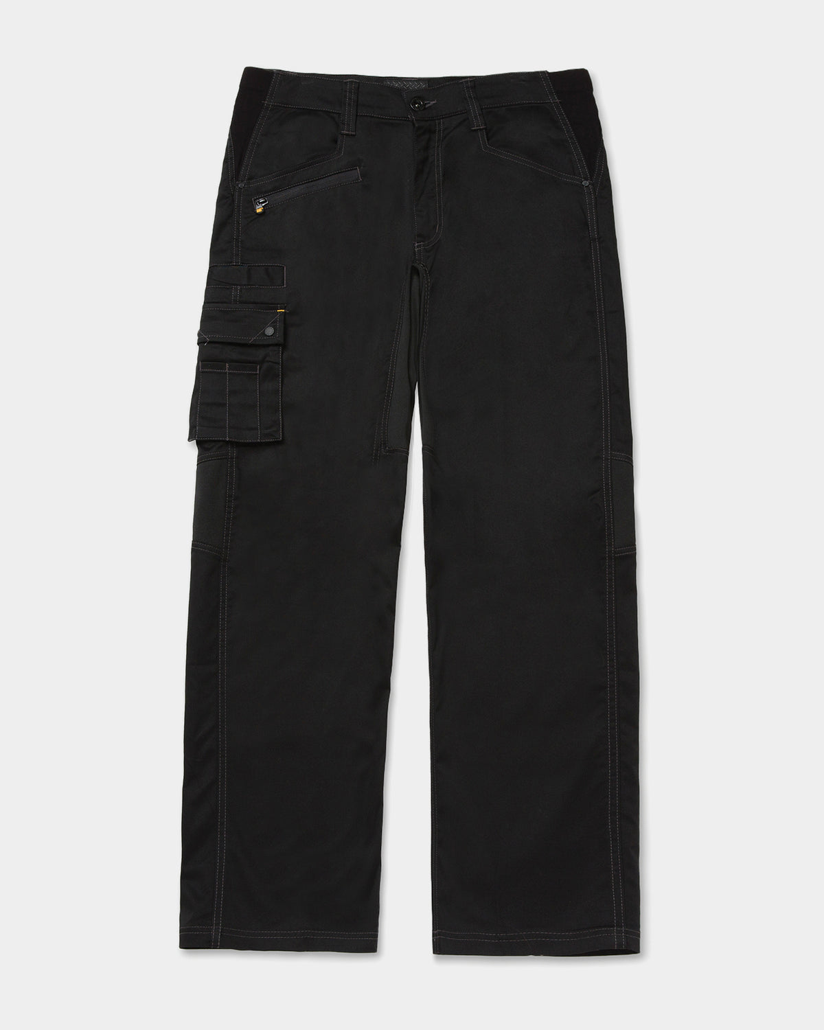Cat Workwear Men's Operator Flex Pants Black Front,color:Black