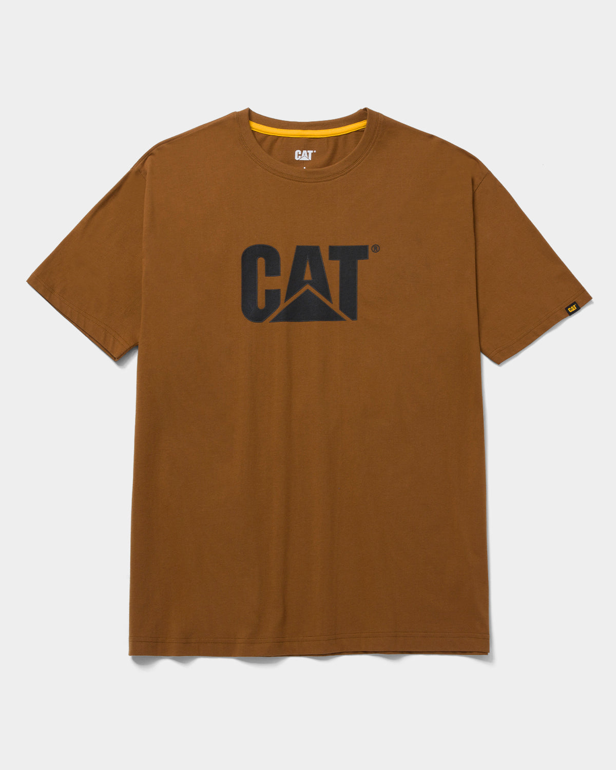 CAT Workwear Men's Trademark Logo T-Shirt Bronze Front