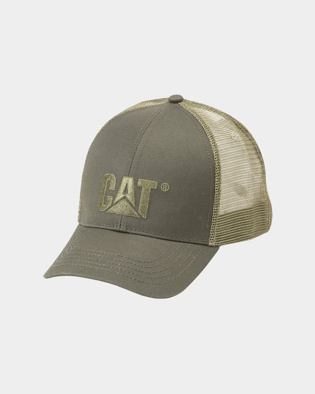 CAT Workwear Unisex Raised Logo Hat Olive