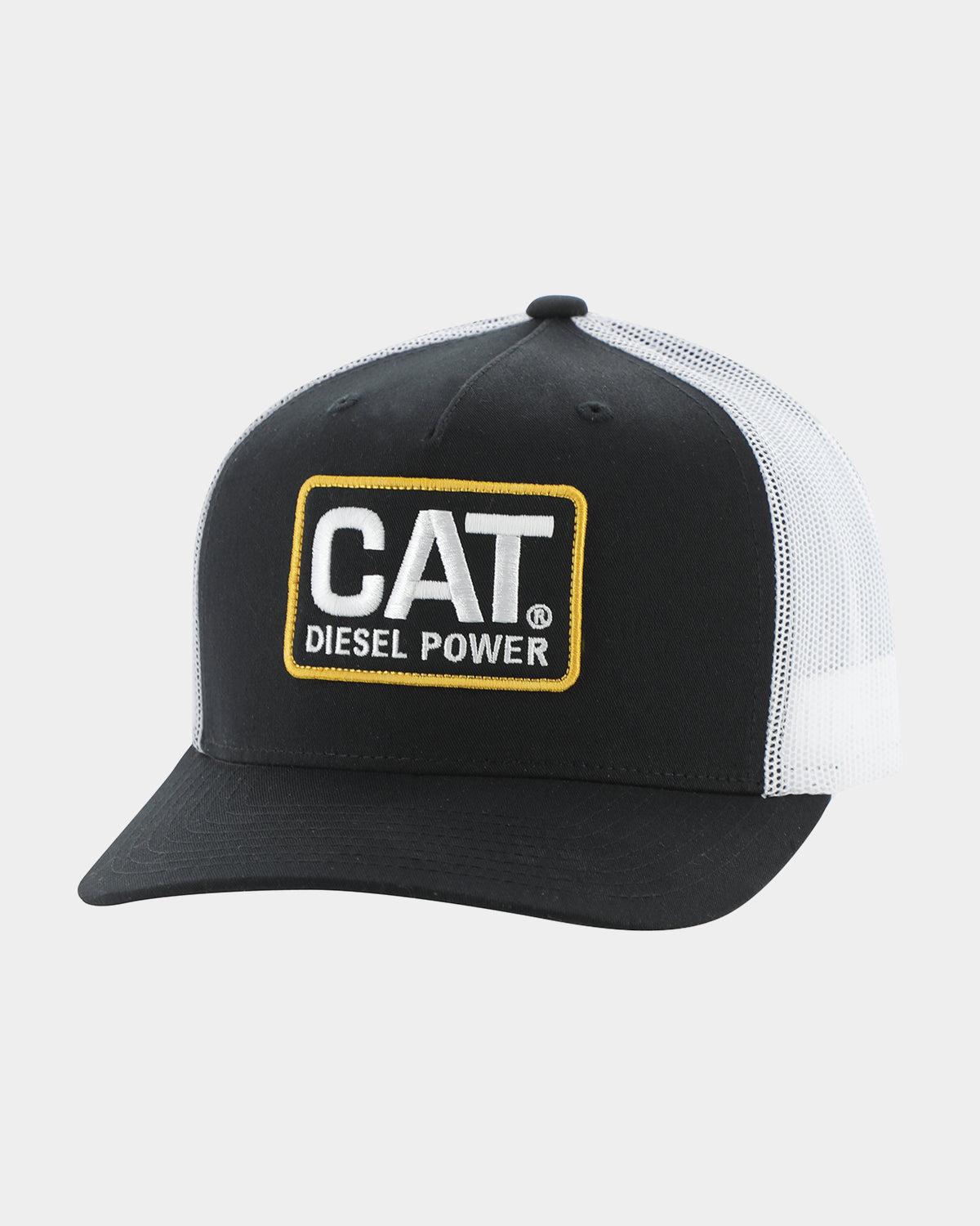 Retro Diesel Power Trucker Cap Black Front,color:Black