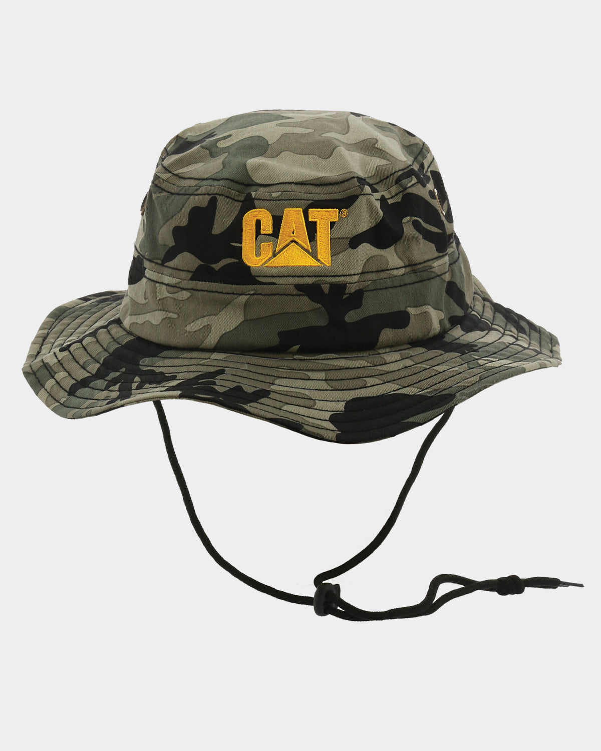 CAT Workwear Unisex Trademark Safari Bucket Hat Night Camo
