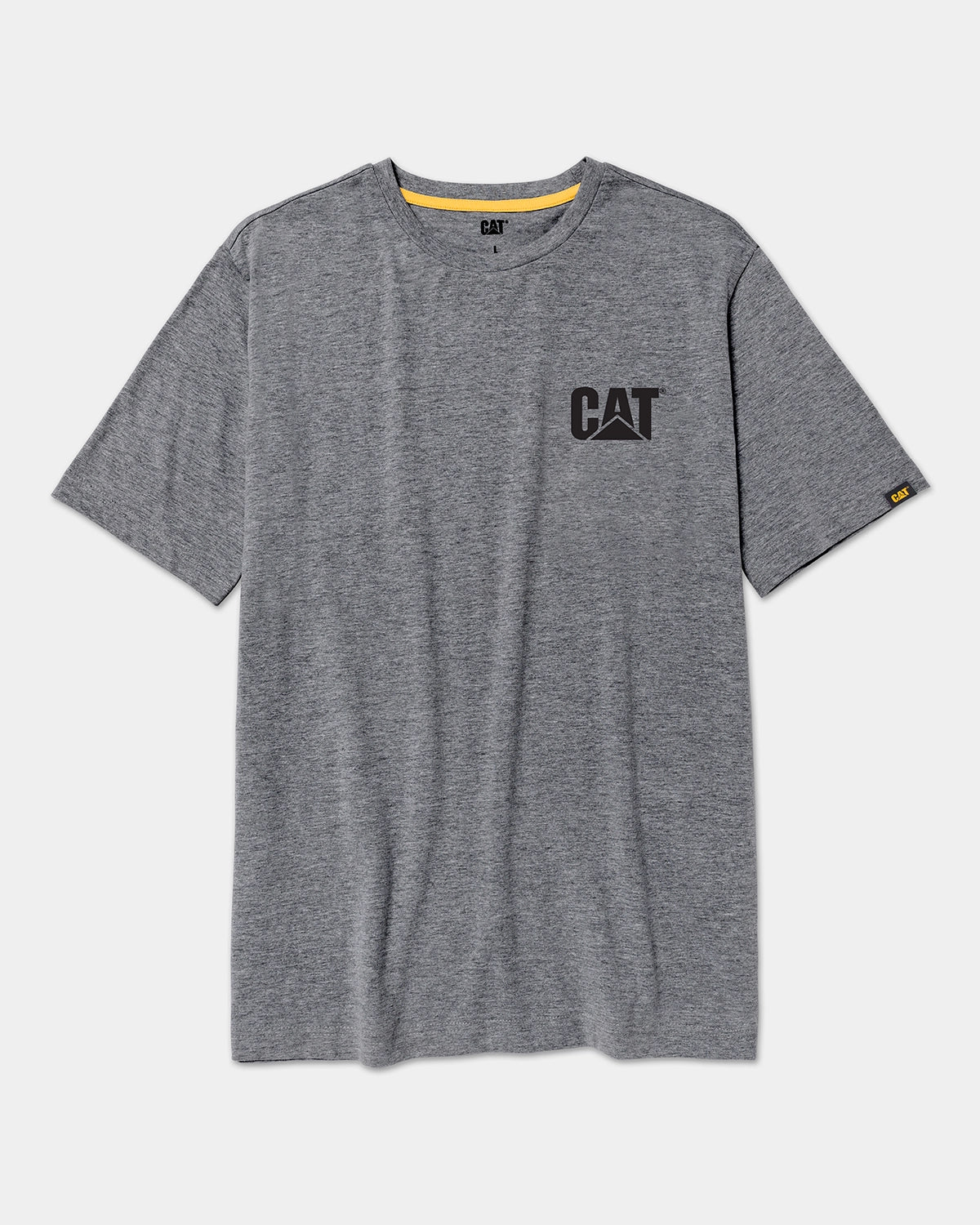 ABSTRACT FLAG GRAPHIC T-SHIRT Dark Heather Grey front