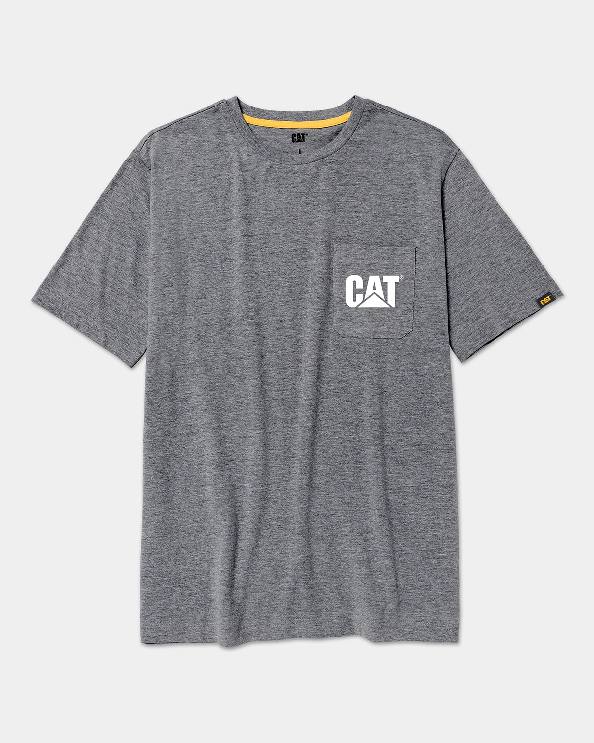GROUND UP GRAPHIC T-SHIRT DARK HEATHER GREY FRONT