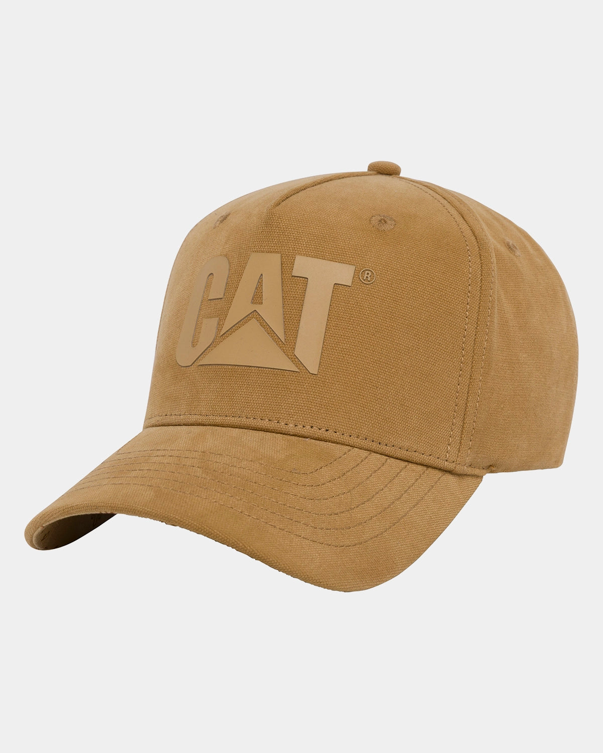 BRUSHED CANVAS DESIGN MARK CAP