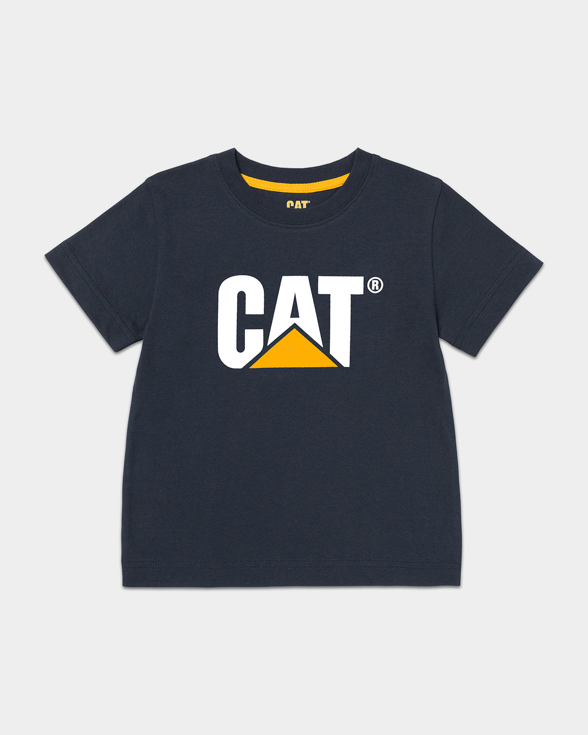 CAT workwear kid's tm logo t-shirt black front