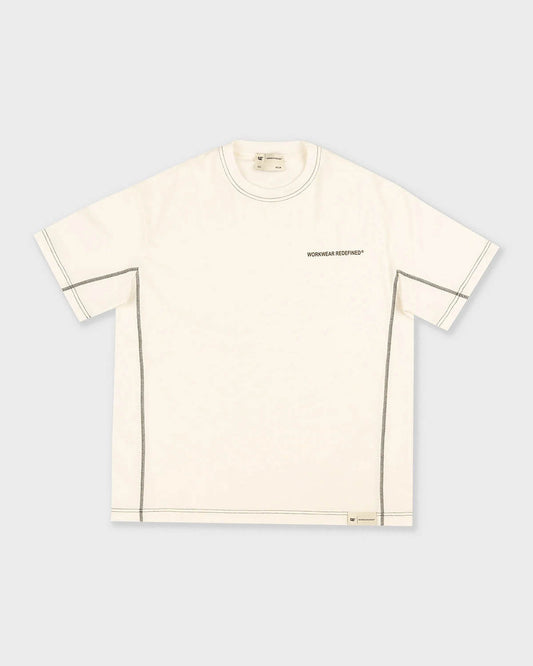 WORKWEAR REDEFINED CONSTRAST STITCH  T-SHIRT