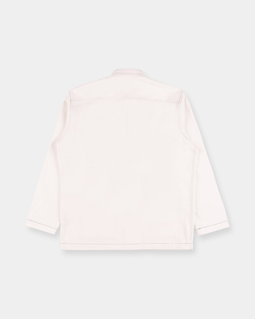 BULL DENIM OVERSHIRT WITH CONTRAST STITCH