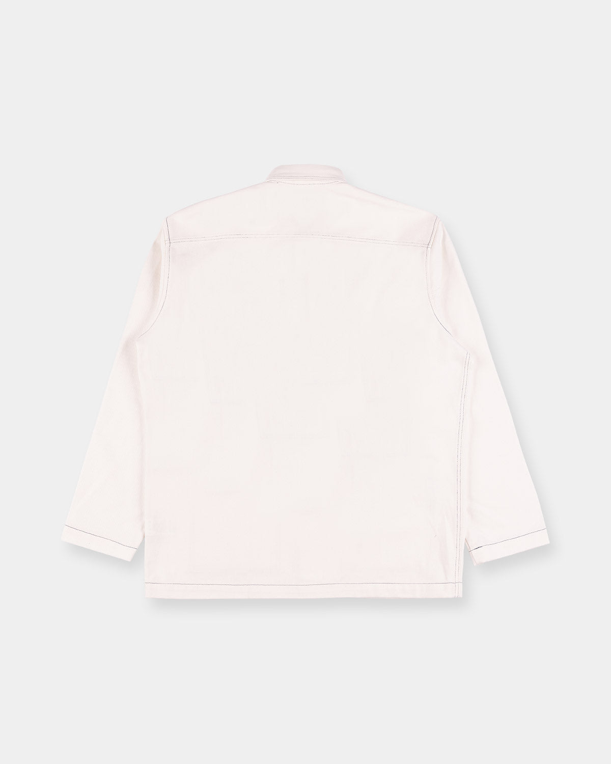 BULL DENIM OVERSHIRT WITH CONTRAST STITCH