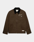 PEORIA CANVAS JACKET WITH EMBROIDERY