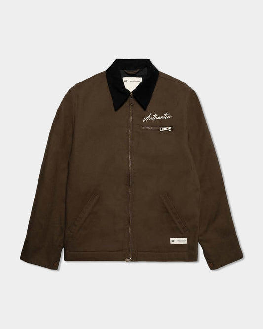PEORIA CANVAS JACKET WITH EMBROIDERY