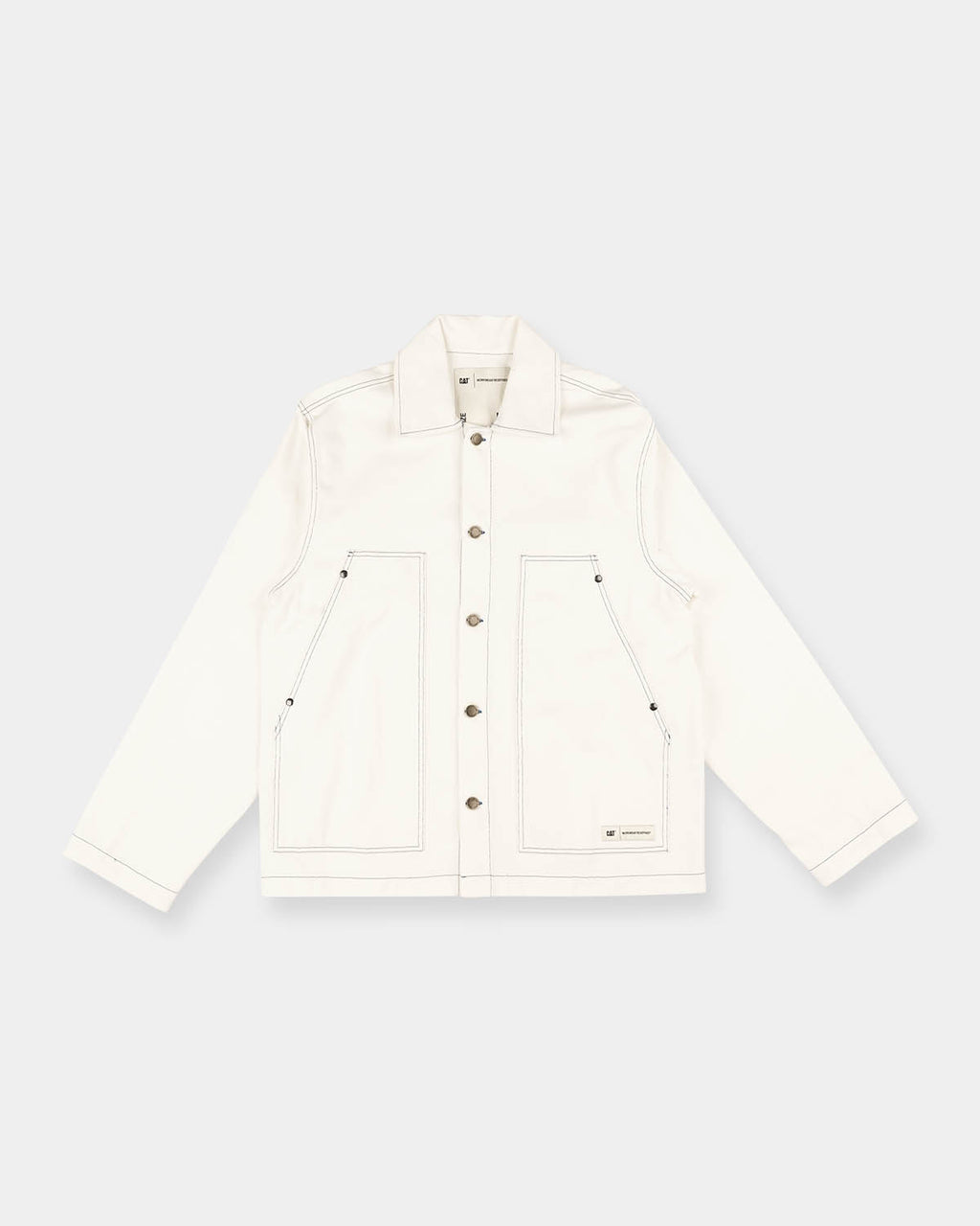 BIG POCKET BULL DENIM JACKET WITH CONTRAST STITCH