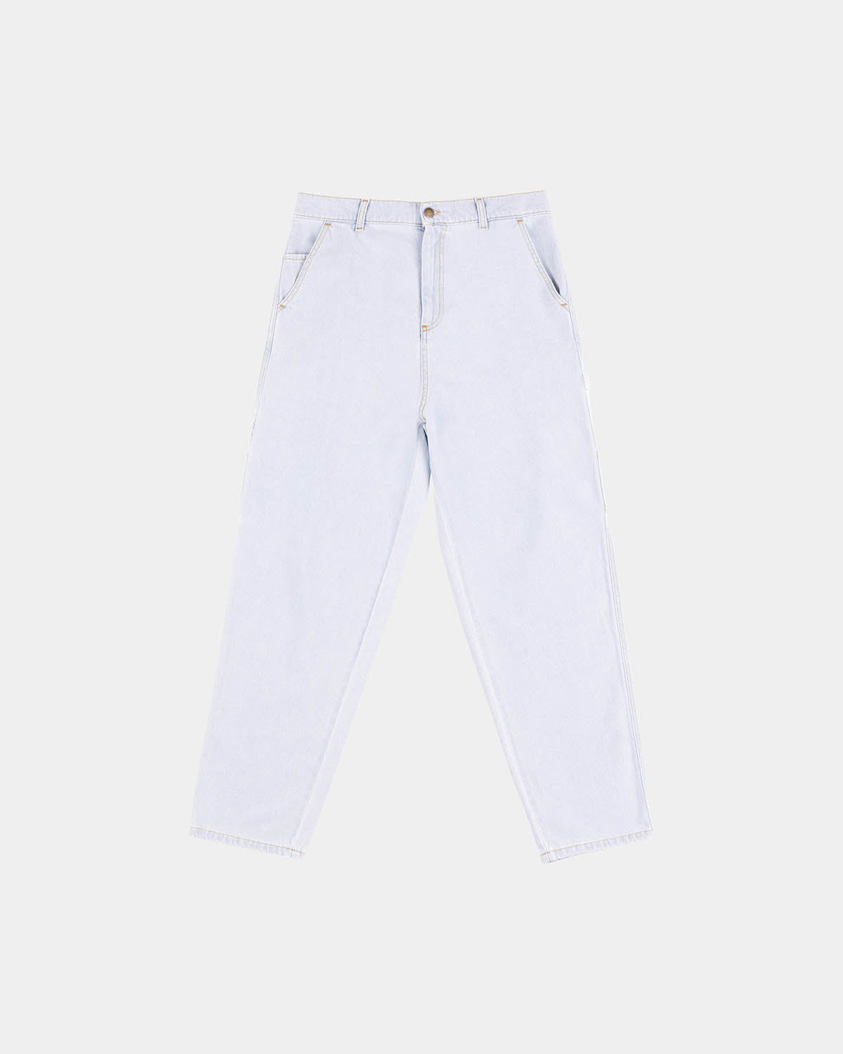 LIGHT WASH DENIM PAINTER PANT