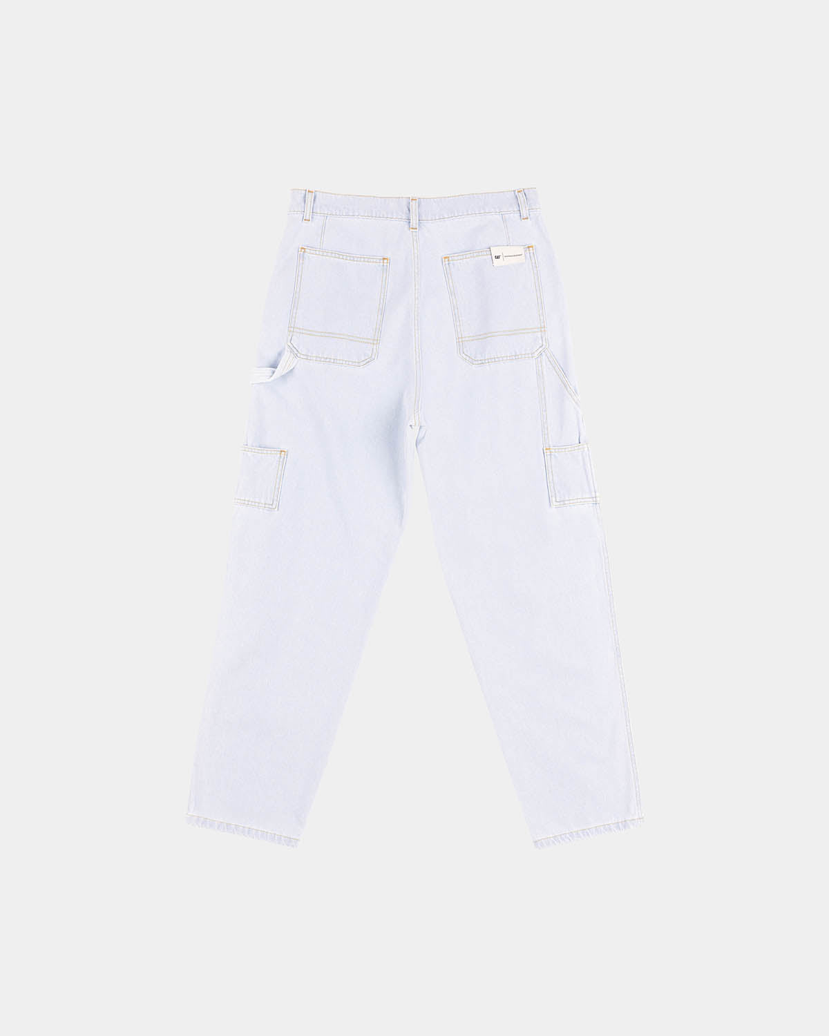 LIGHT WASH DENIM PAINTER PANT