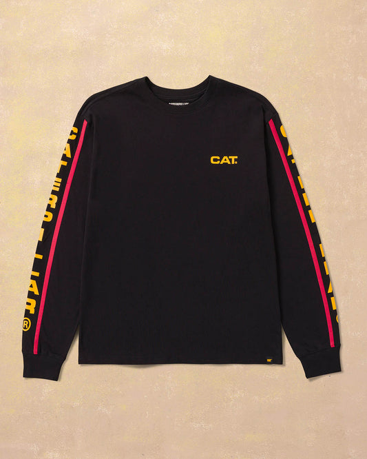 LONG SLEEVE LOGO T-SHIRT CAT® WWR DESIGNED BY AVERY RANCH