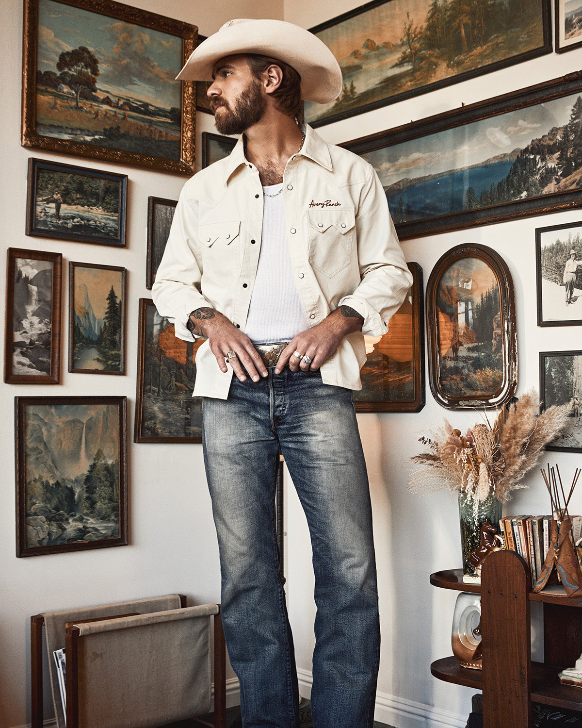 CANVAS SHIRT CAT® WWR DESIGNED BY AVERY RANCH