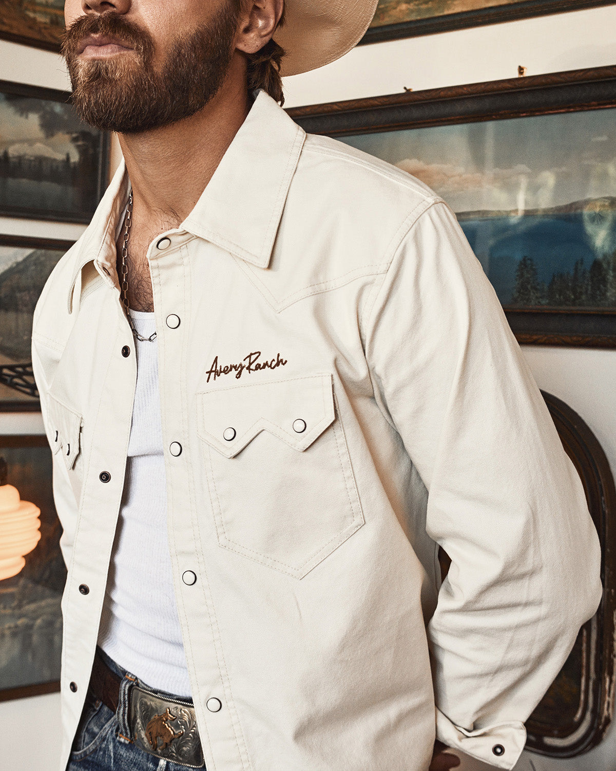 CANVAS SHIRT CAT® WWR DESIGNED BY AVERY RANCH