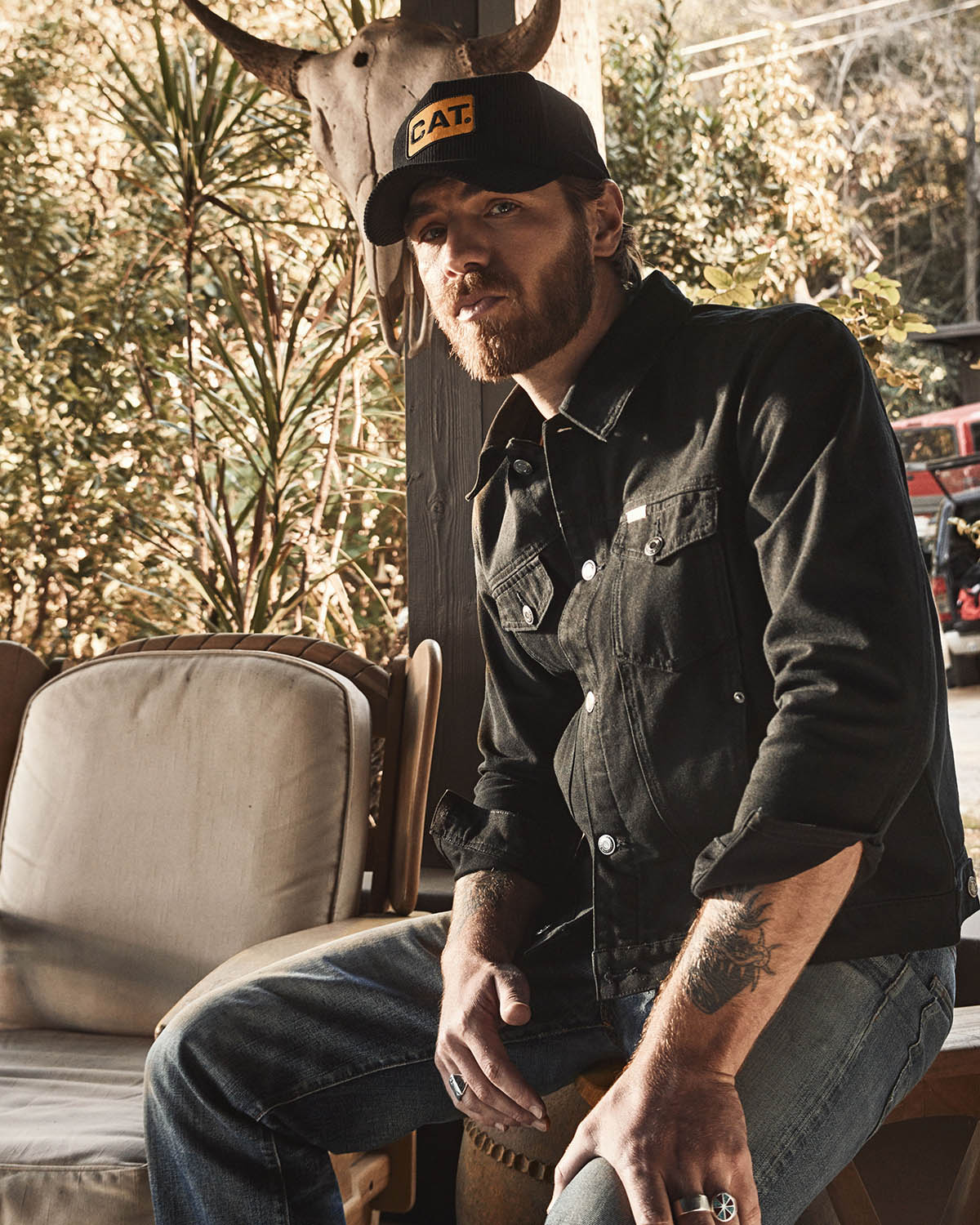 TRUCKER JACKET CAT® WWR DESIGNED BY AVERY RANCH CANVAS