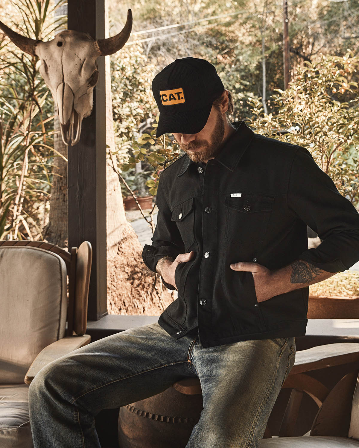 TRUCKER JACKET CAT® WWR DESIGNED BY AVERY RANCH CANVAS