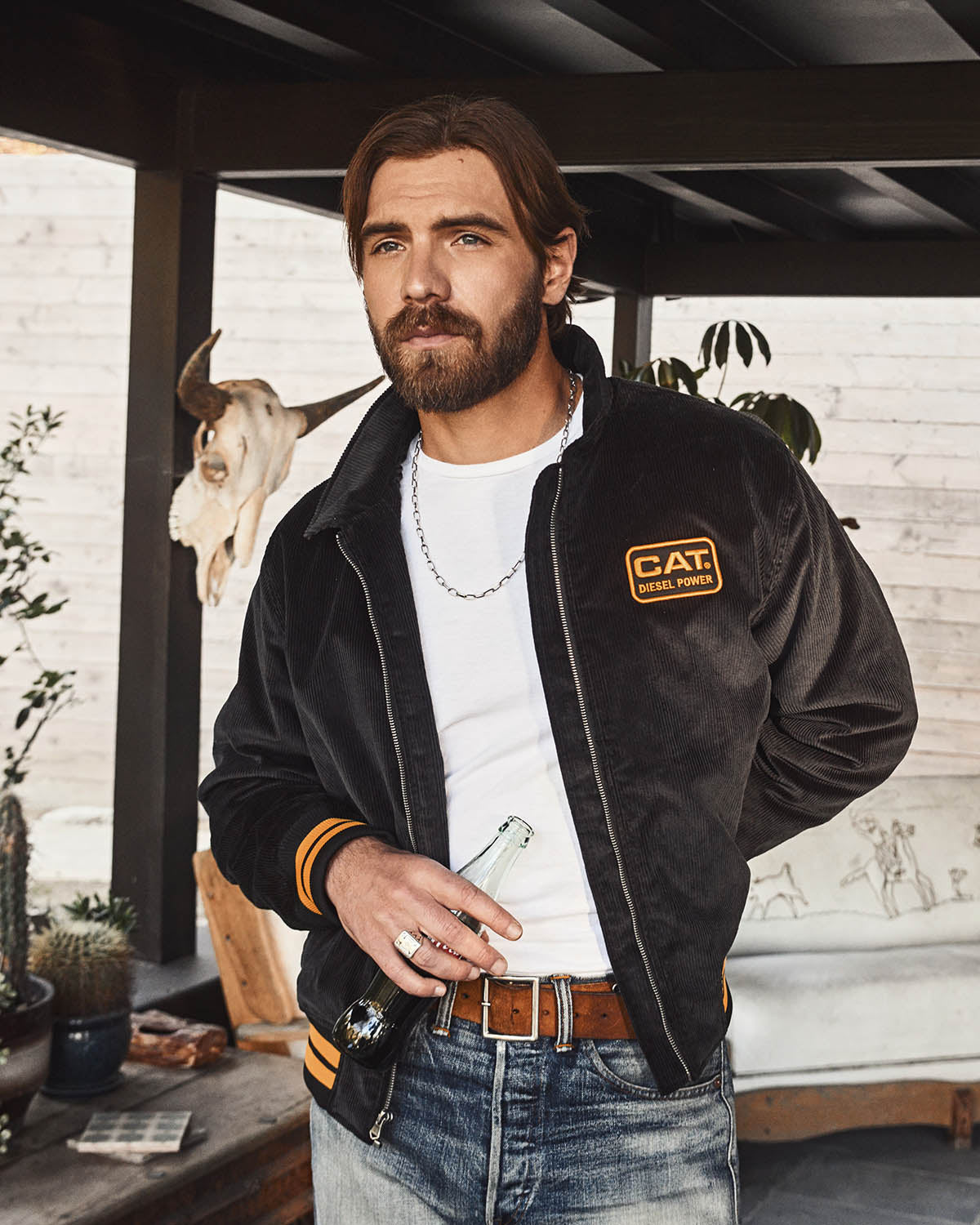 CORDUROY BOMBER JACKET CAT® WWR DESIGNED BY AVERY RANCH