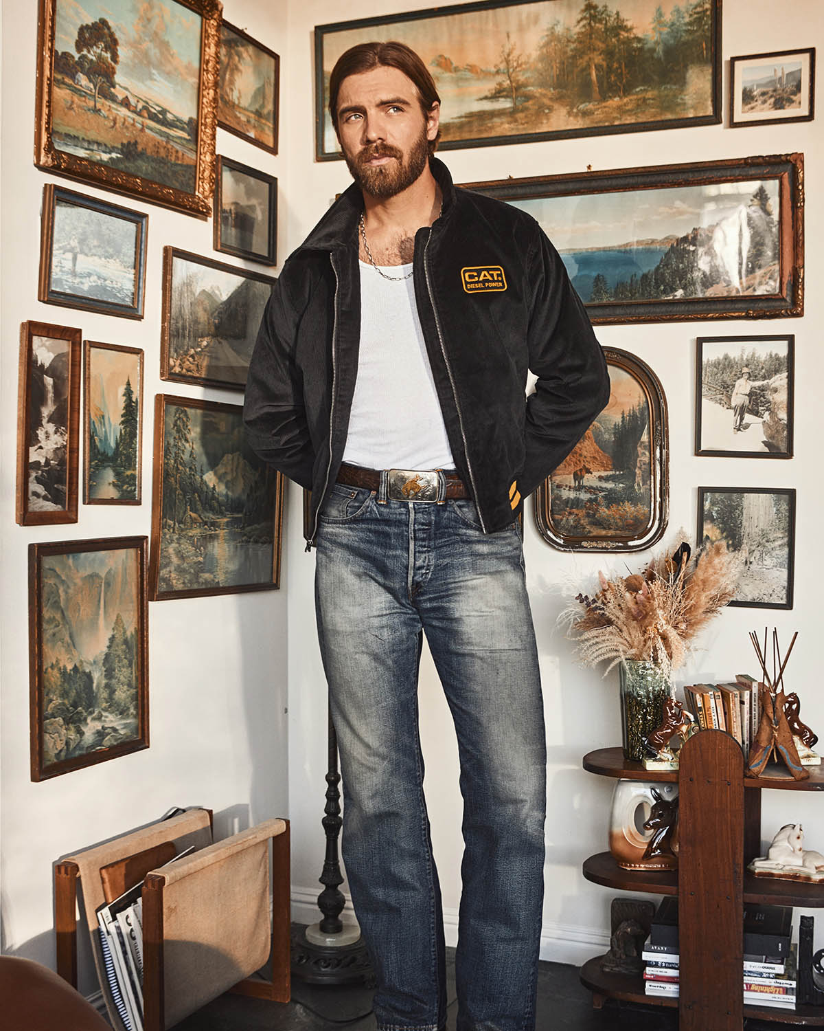 CORDUROY BOMBER JACKET CAT® WWR DESIGNED BY AVERY RANCH