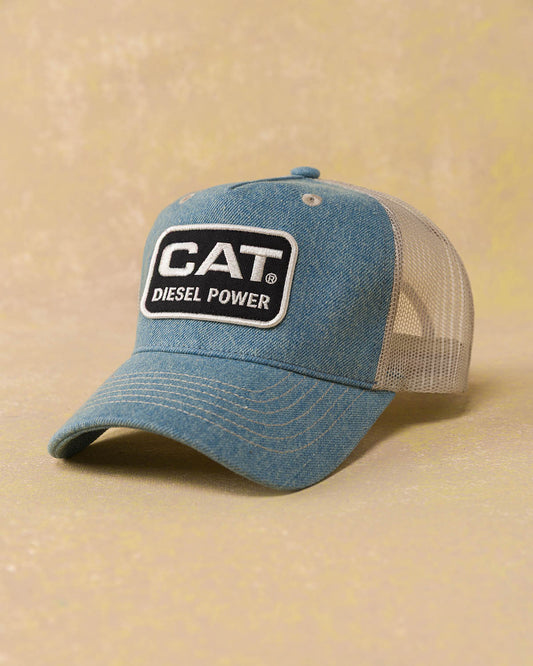 TRUCKER DENIM HAT CAT® WWR DESIGNED BY AVERY RANCH