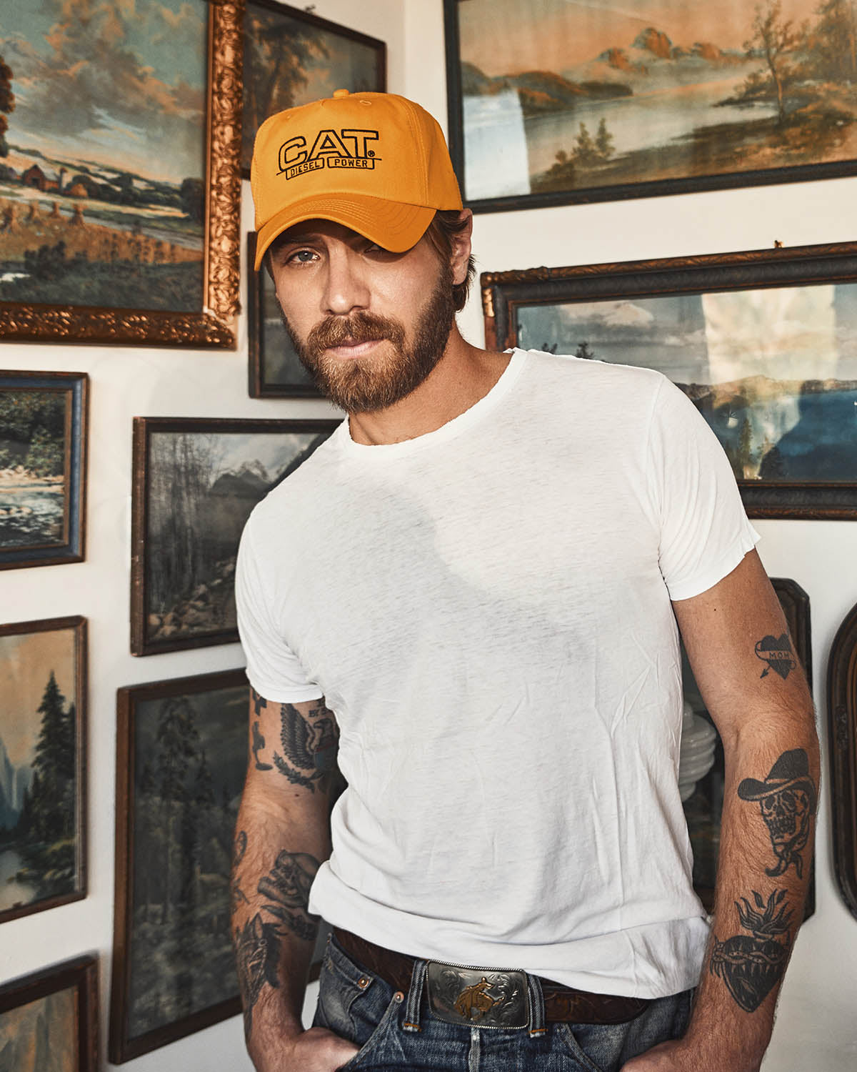 POWER DIESEL HAT CAT® WWR DESIGNED BY AVERY RANCH 5-PANEL