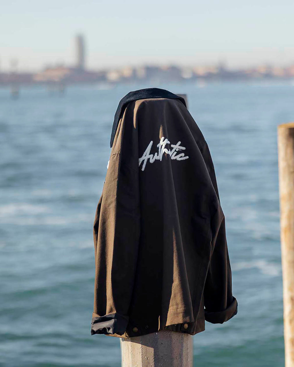 PEORIA CANVAS JACKET WITH EMBROIDERY