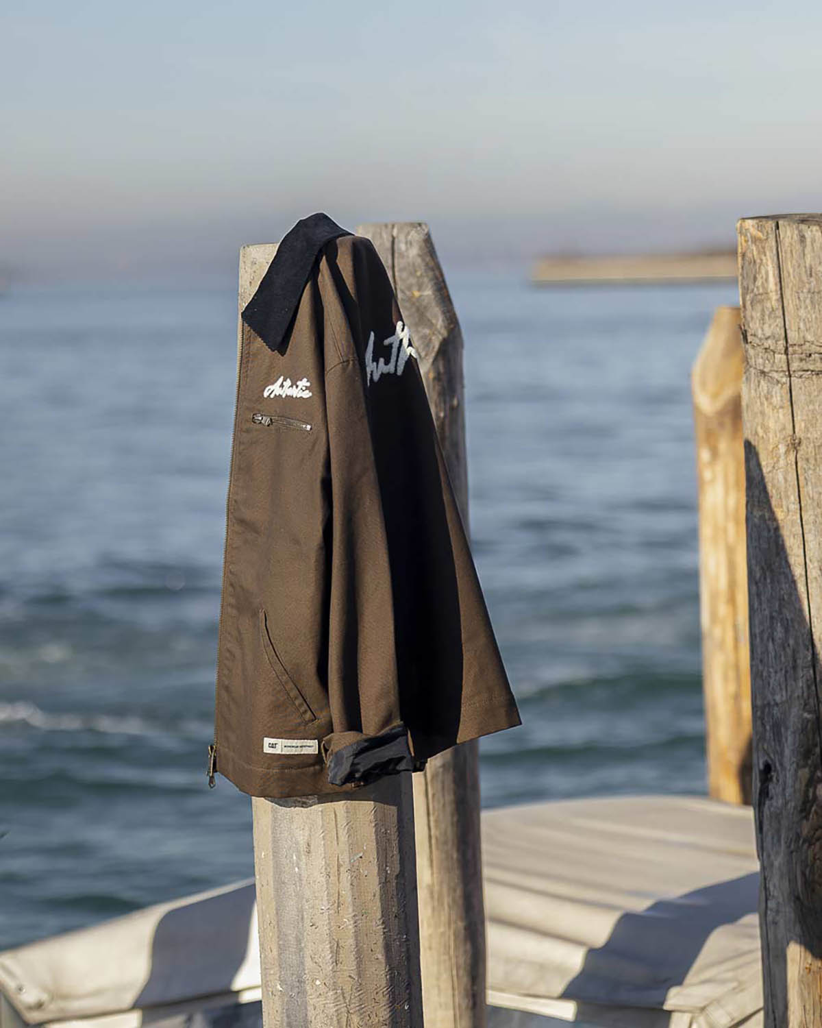 PEORIA CANVAS JACKET WITH EMBROIDERY