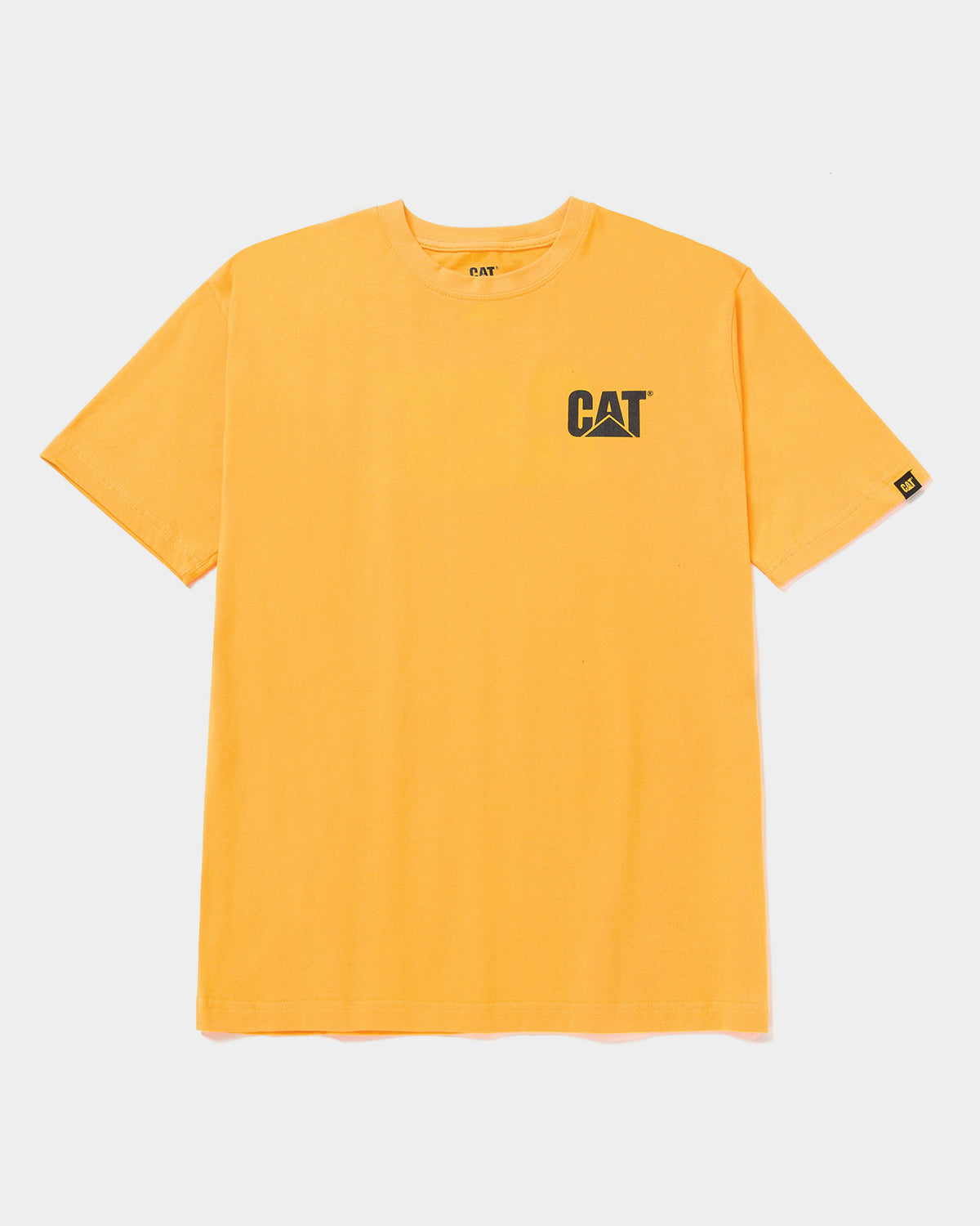 CAT Workwear Men's Trademark T-Shirt Yellow Front