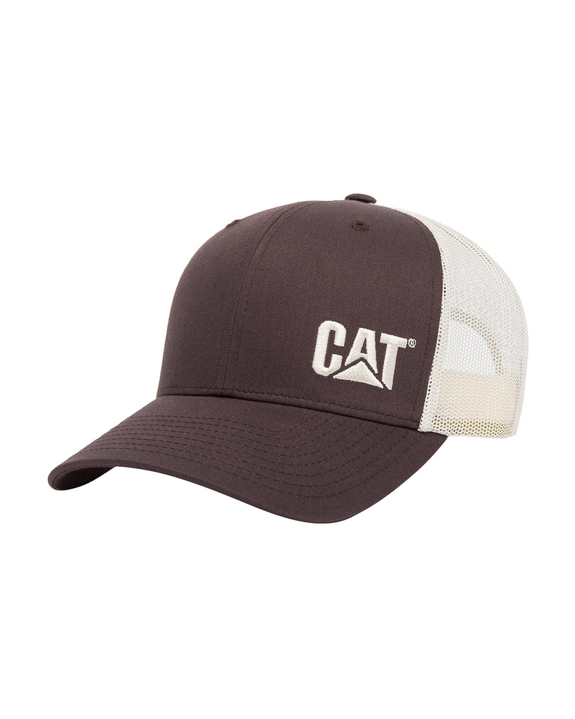 Cat workwear richardson 112 trucker hat dark earth front