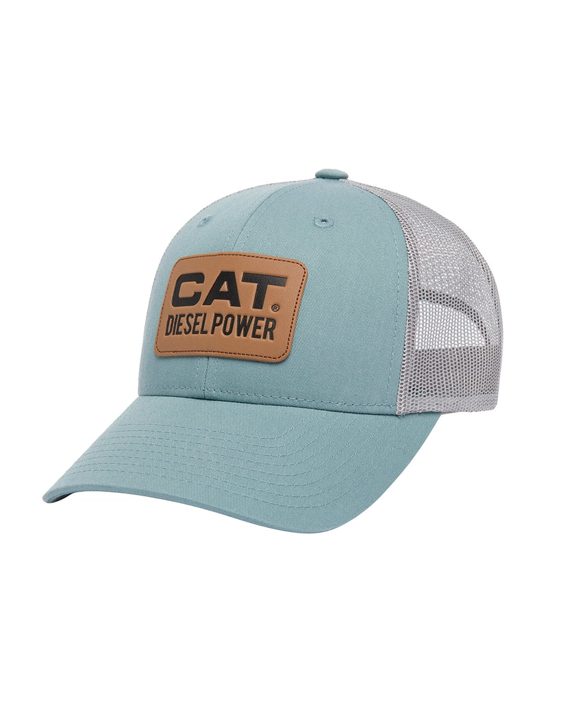 Cat workwear richardson 115 diesel power trucker hat surf spray front