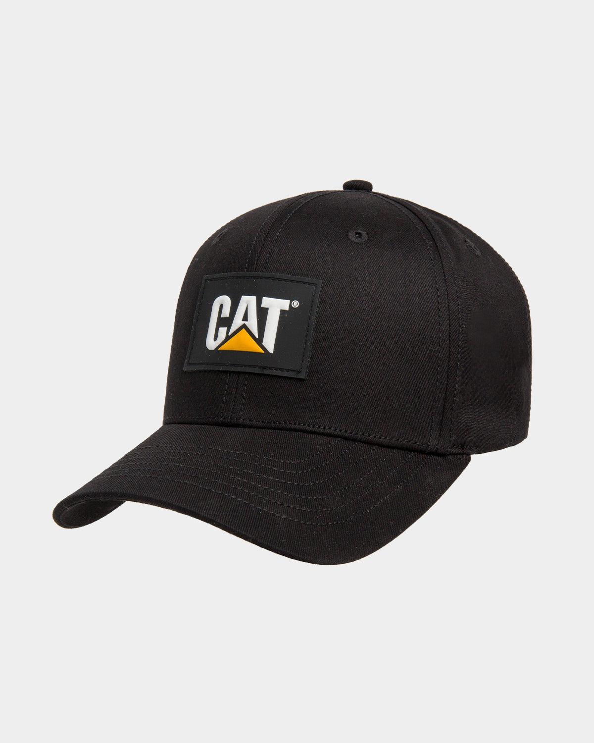 CAT Workwear Unisex Cat Patch Hat Black Front