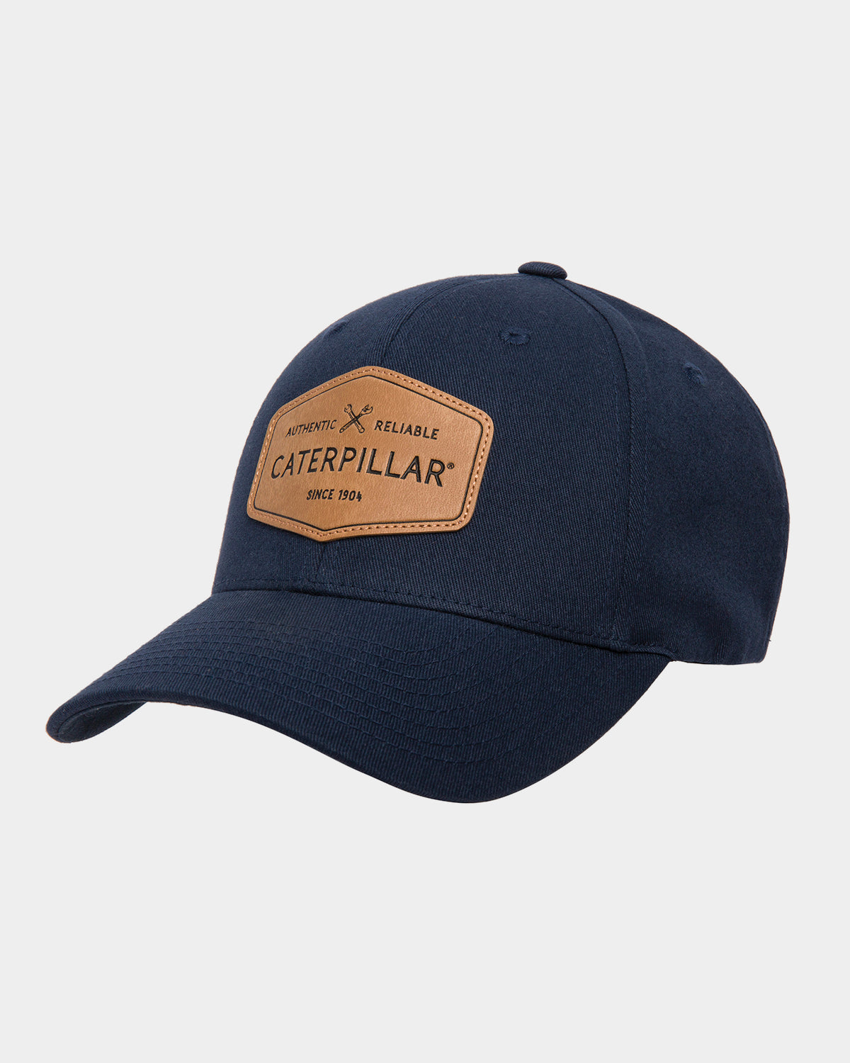 Cat workwear authentic caterpillar fitted hat navy front