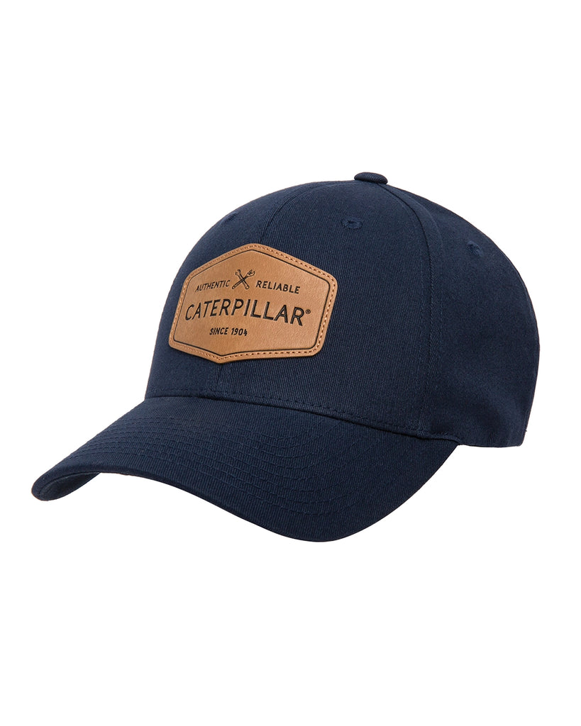 Cat workwear authentic caterpillar fitted hat navy front