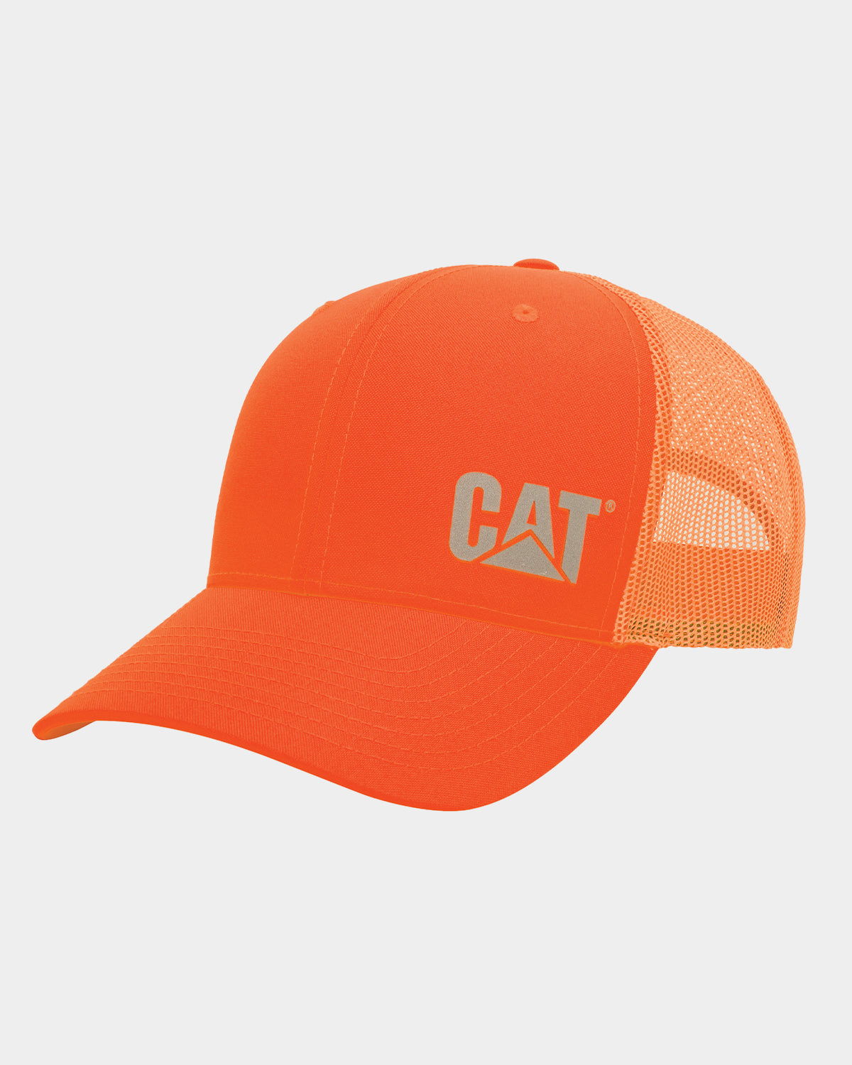 Cat workwear richardson 112 hivis trucker hat hivis orange front