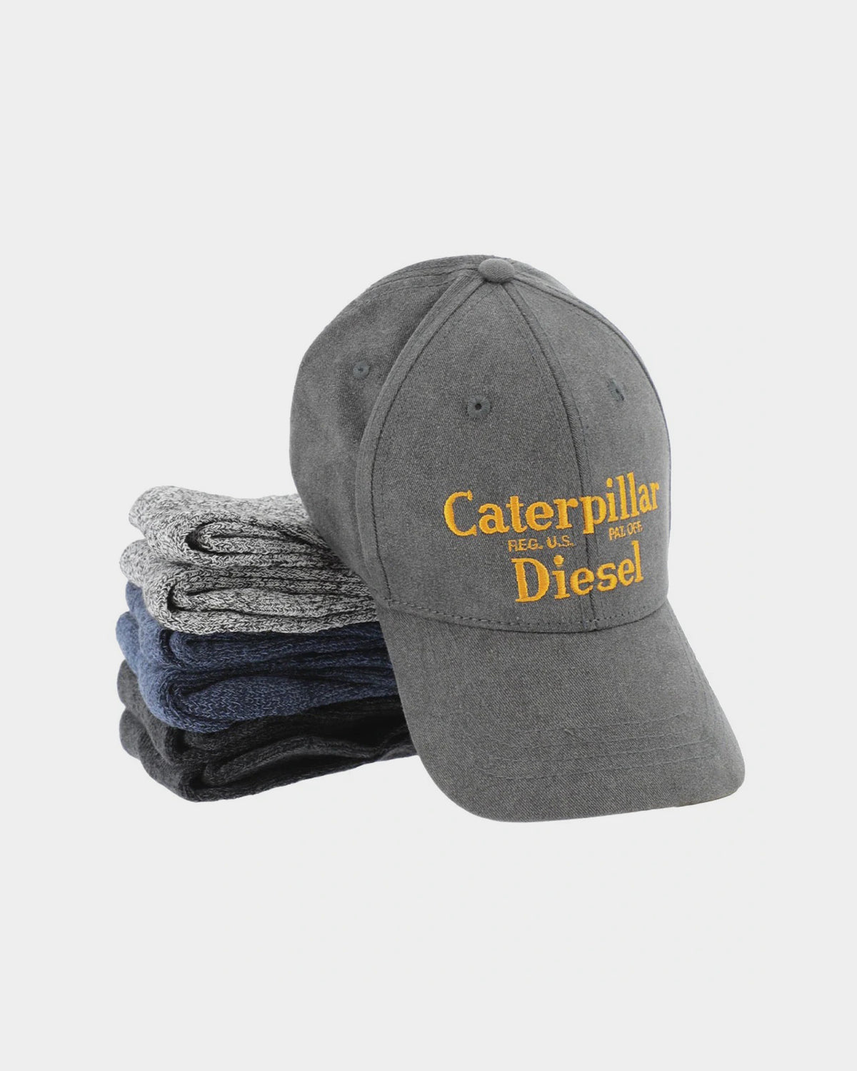 CAT Workwear Diesel Cap Sock Bundle - One Cap, Six Socks