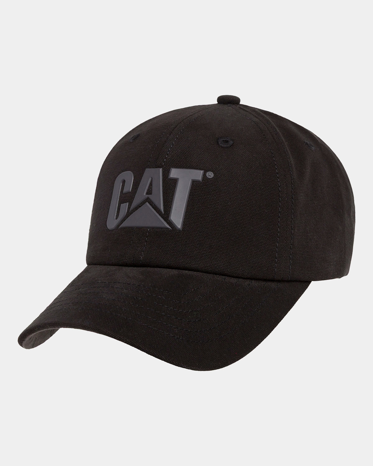 CAT workwear design mark aop hat black front