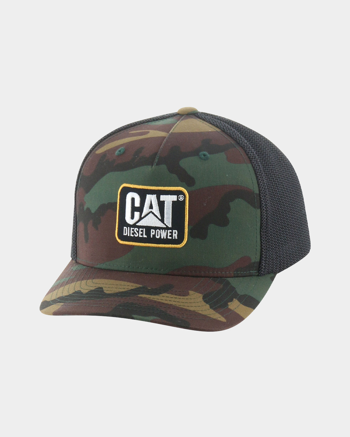 Men's Design Mark Diesel Trucker Hat Woodland Camo