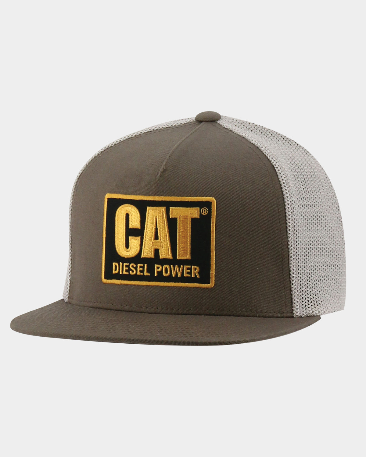 Men s Diesel Power Flexfit Trucker Hat CAT WORKWEAR Caterpillar Workwear