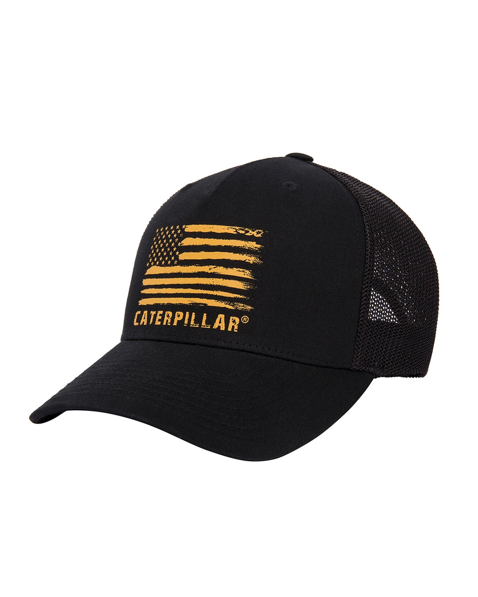American Flag Embroidered Baseball Cap - Adjustable Dad Hat, Grey, One Size Fits Most