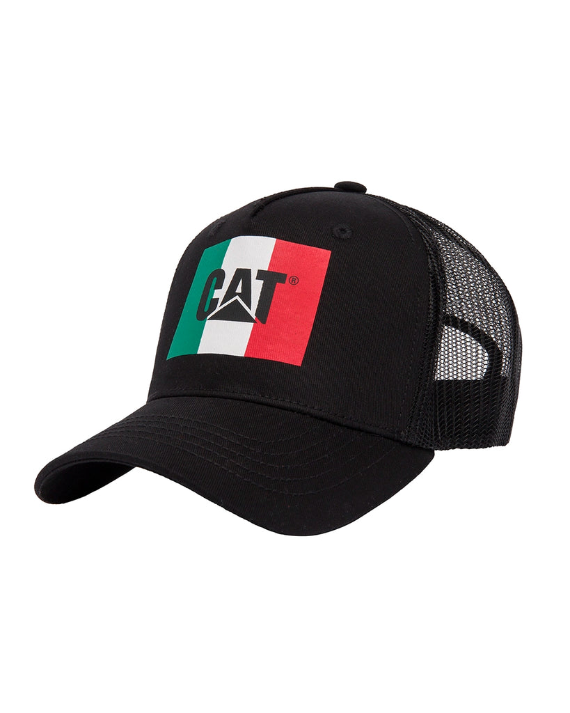 CAT Workwear Flag Hat Black Front