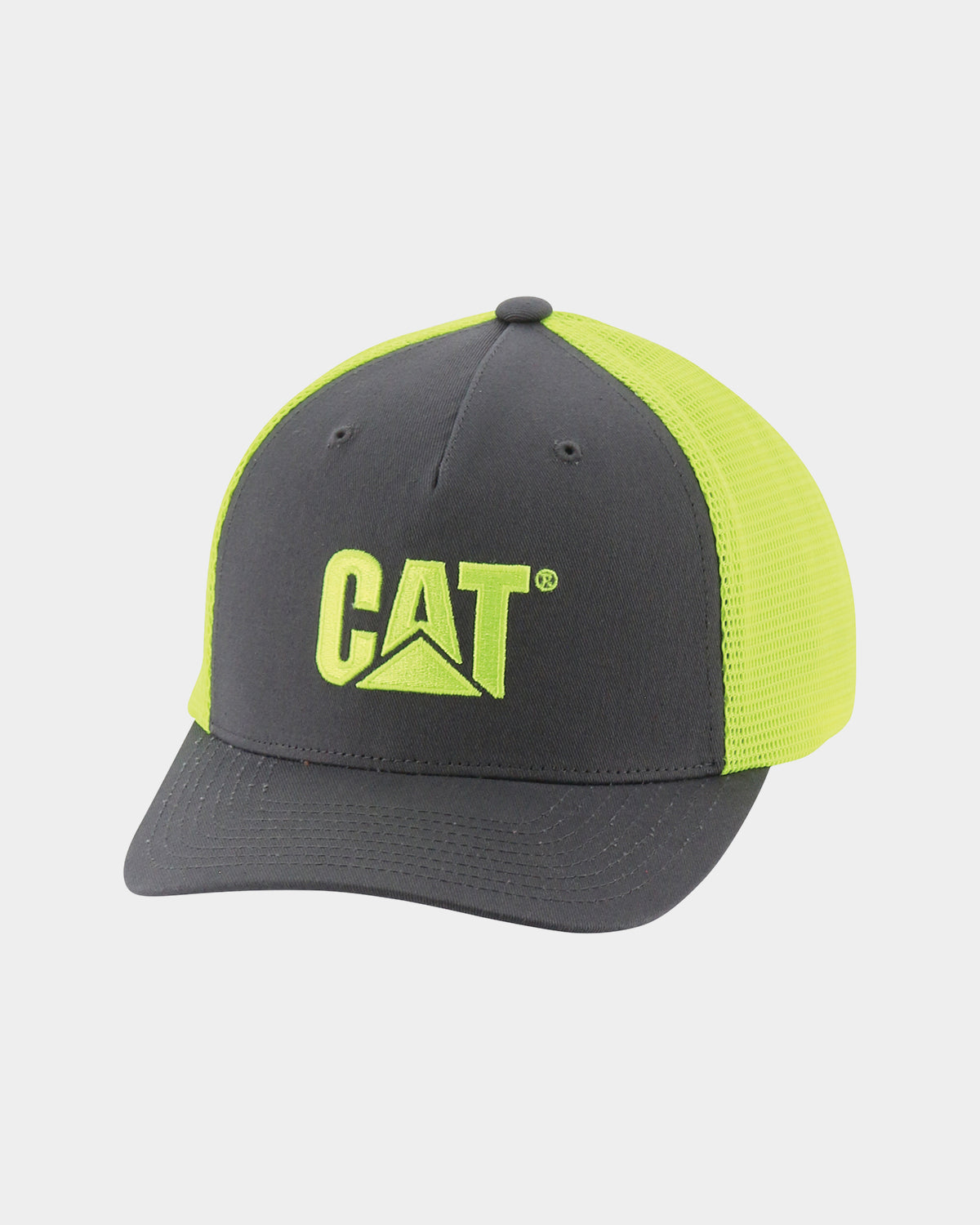 Cat Workwear Hi-Vis Mesh Camp Hivis Yellow Front