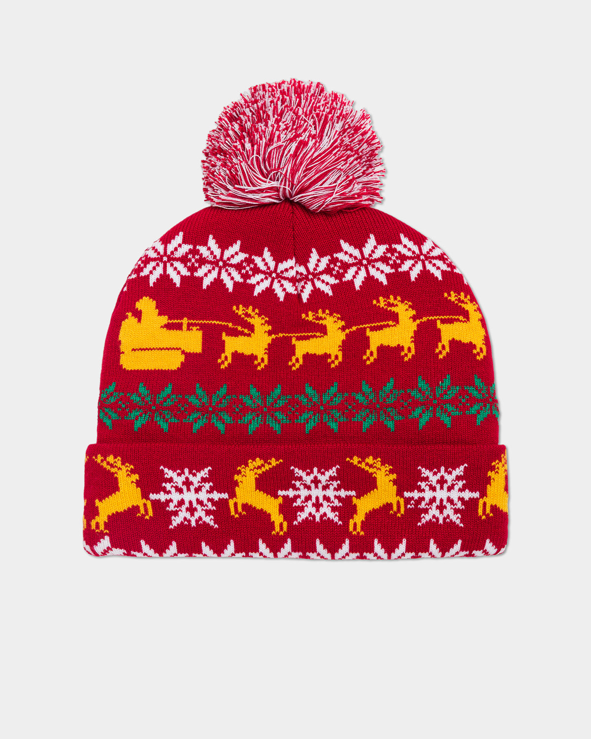 Cat workwear unisex holisleigh holiday beanie hot red back