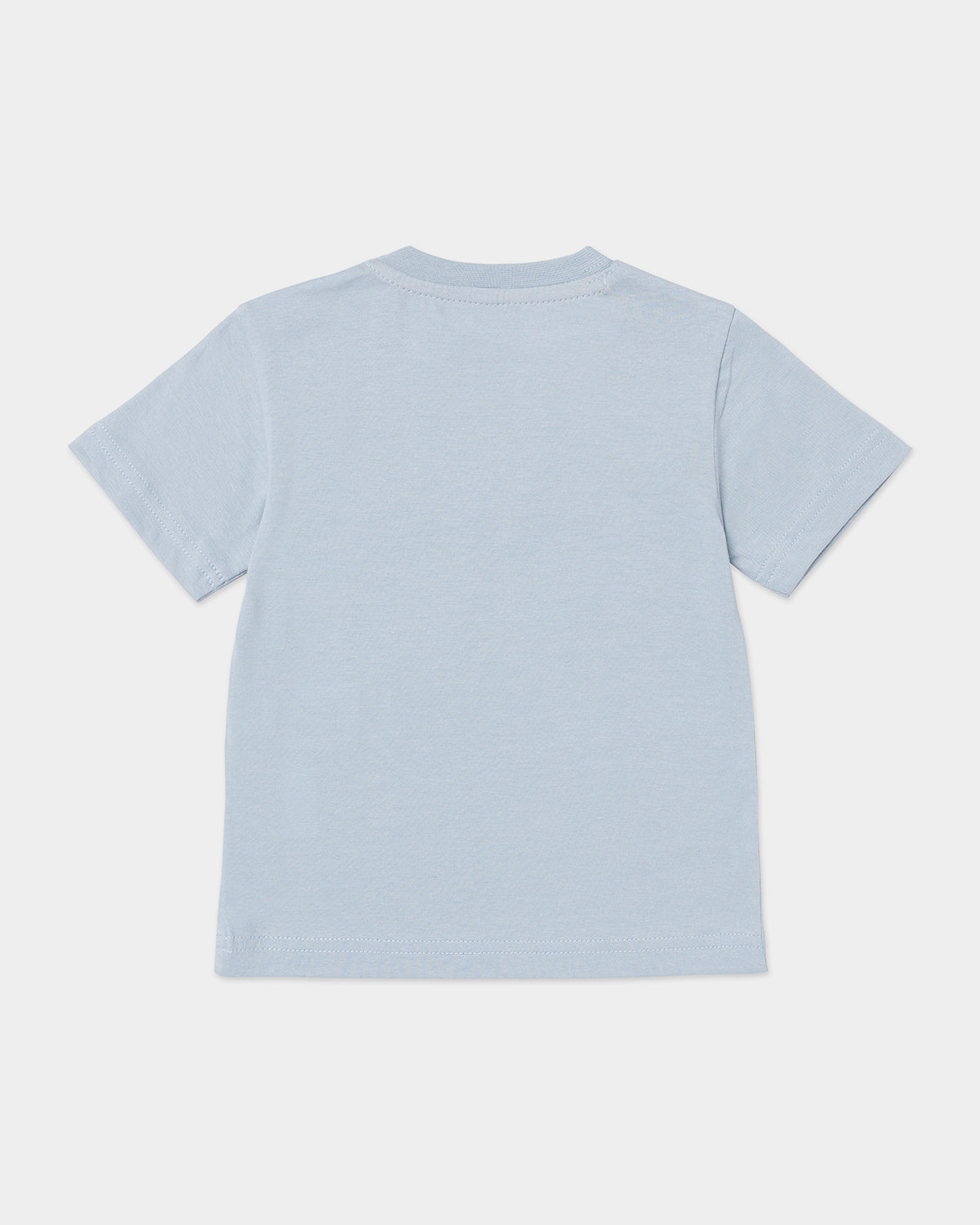 Cat workwear infant caterpillar t-shirt blue fog back