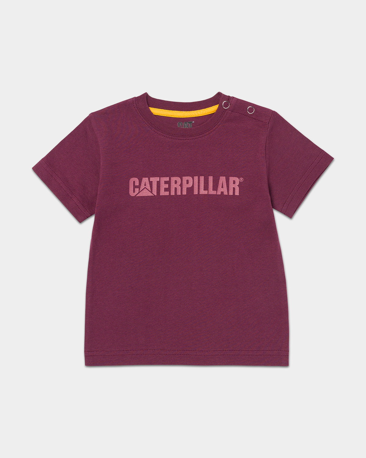 Cat workwear infant caterpillar t-shirt fig front